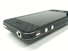 iPhone4サイドフレーム用カーボン調シート黒 iPhone4サイドフレーム用カーボン調シート黒