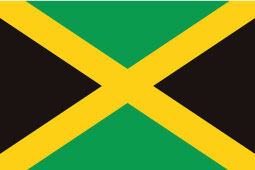 ジャマイカ国旗(90mm x 60mm)x10枚セット - ウインドウを閉じる