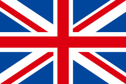イギリス国旗(90mm x 60mm)x10枚セット