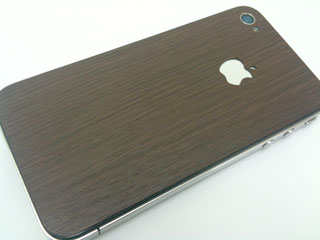 iPhone5用木目調シート