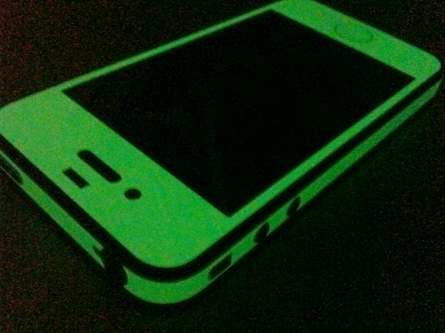 iPhone5用畜光シート