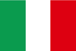 イタリア国旗(90mm x 60mm)x10枚セット